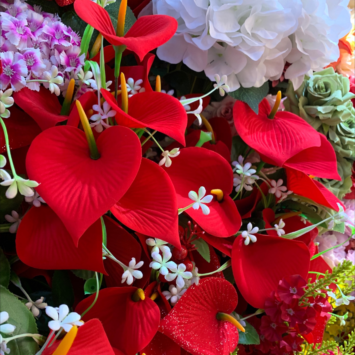 Yiwu City Li Ai Artificial Flowers describe pic - 2