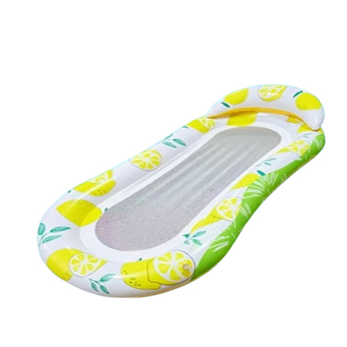 The new creative inflatable bed with a lounge chair, transparent mesh floating bed, and foldable mesh floating raft for adults on water are selling well across borders Application Scenario
