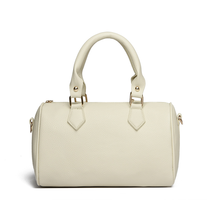European and American retro women's casual bag, large-capacity hand-held shoulder bag, fashionable and versatile single-shoulder crossbody bag, soft leather bag Item Picture