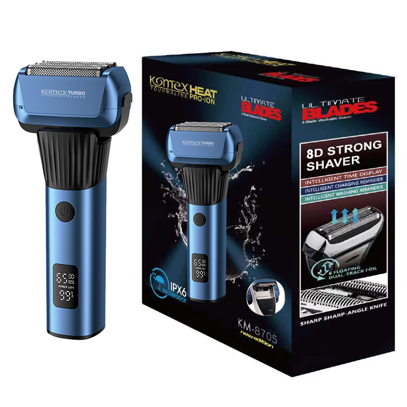Reciprocating Floating Head Electric Shaver, Usb Fast Charging, Men's Digital Display Full-Body Water-Washing Razor, Cross-Border Application Scenario