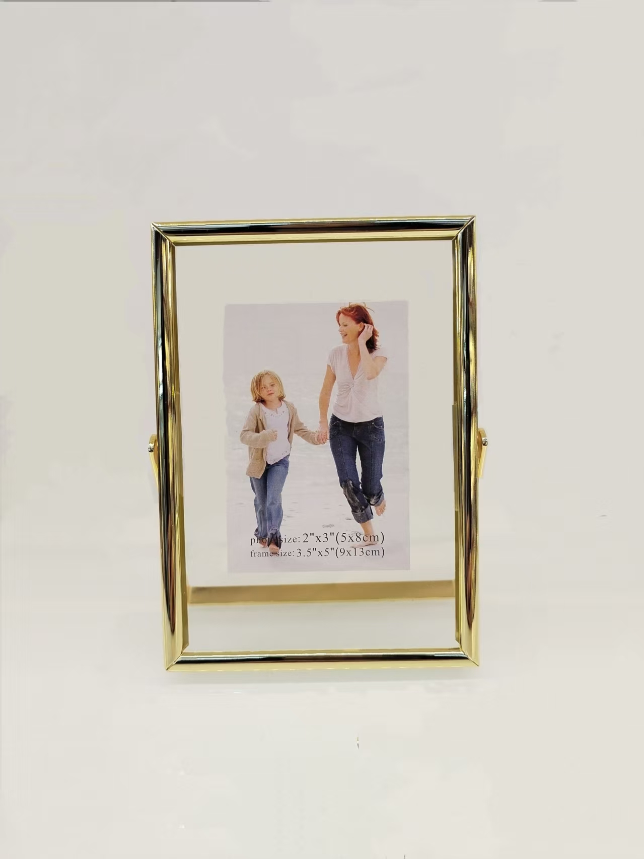 金属相框宝宝成长记录生活用品相框摆台装饰家庭客厅创意摆设