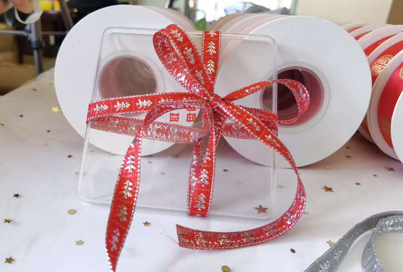 纺织皮革辅料织带缎带提花人字带多款多色装饰用带宽度任选  喜庆用品 婚庆用品织带织带