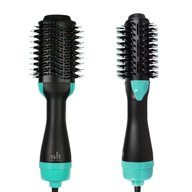 Multi-functional hot air comb, cross-border two-in-one curling iron, straightening comb, hair dryer comb, high-power hair dryer comb details Picture