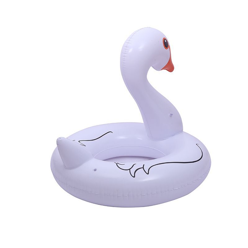 PVC inflatable swan swimming rings are best-selling cross-border products on Amazon for swimming pools and summer water play Item Picture