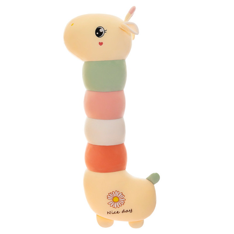 Cute giraffe throw pillow, long pillow, plush toy, girl soothing doll, new creative gift Item Picture
