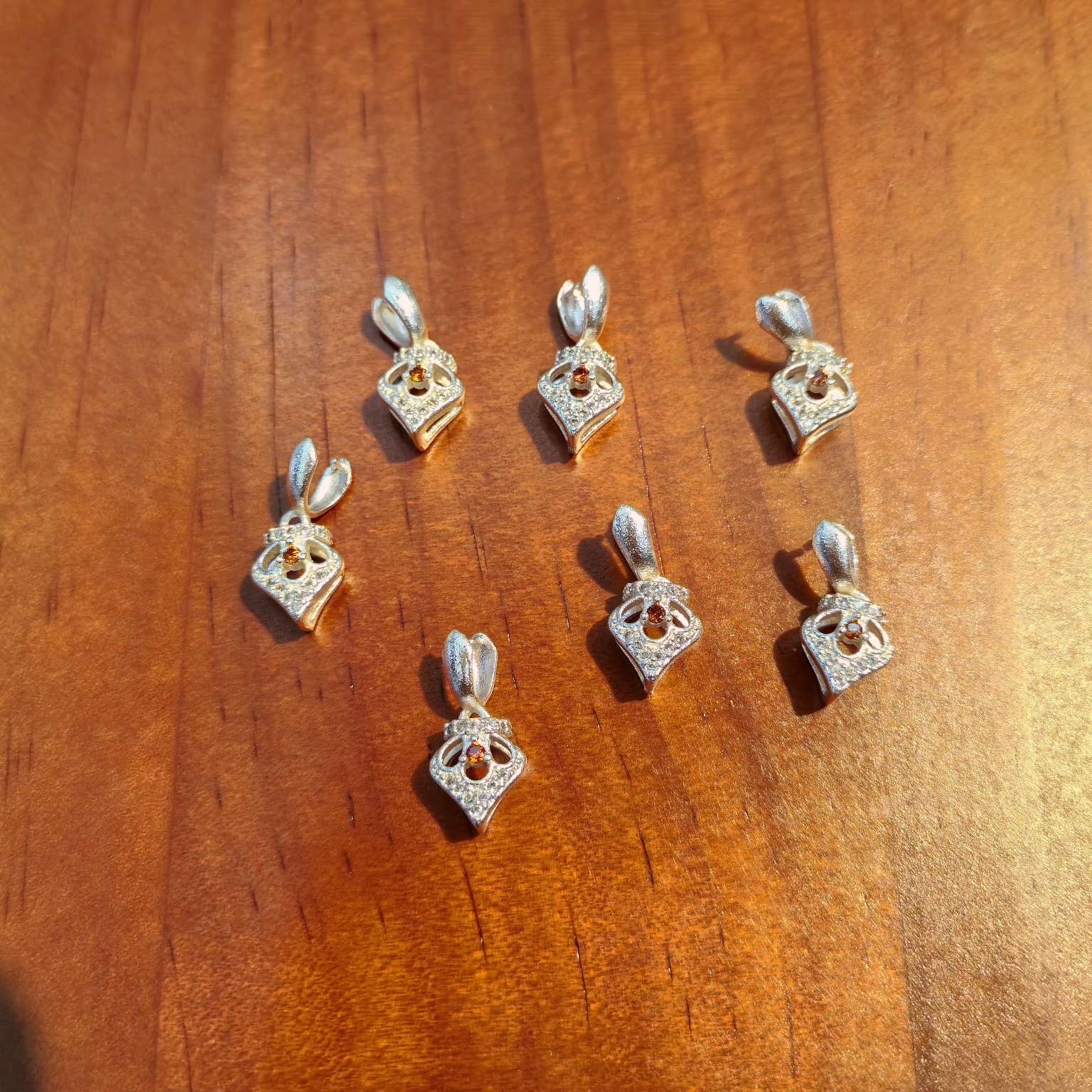 Jewelry accessories, oil-dripping zircon, Czech glass DIY jewelry material accessories, jewelry accessory sets, decorative items, perforated accessories detail image 2