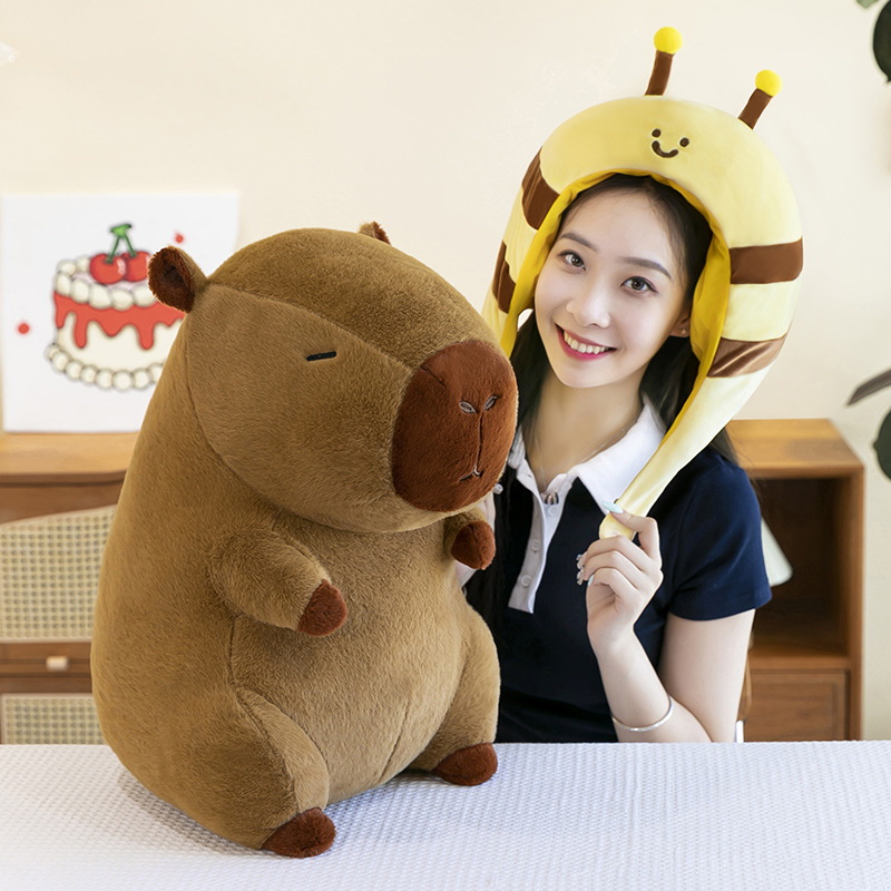 Cross-border new Capybara Bee Capybara plush toy, children's birthday gift, Capybara doll, bee doll Specification drawing