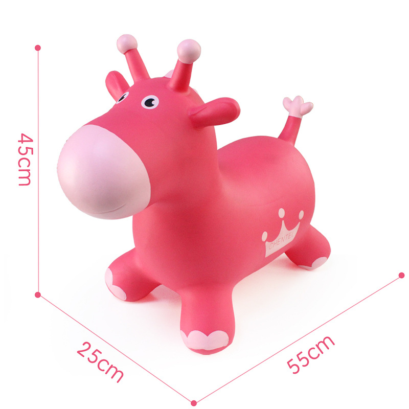 Chentai Children's inflatable toys, jumping horse, rubber horse, PVC toy horse, sports street stall wholesale Item Picture
