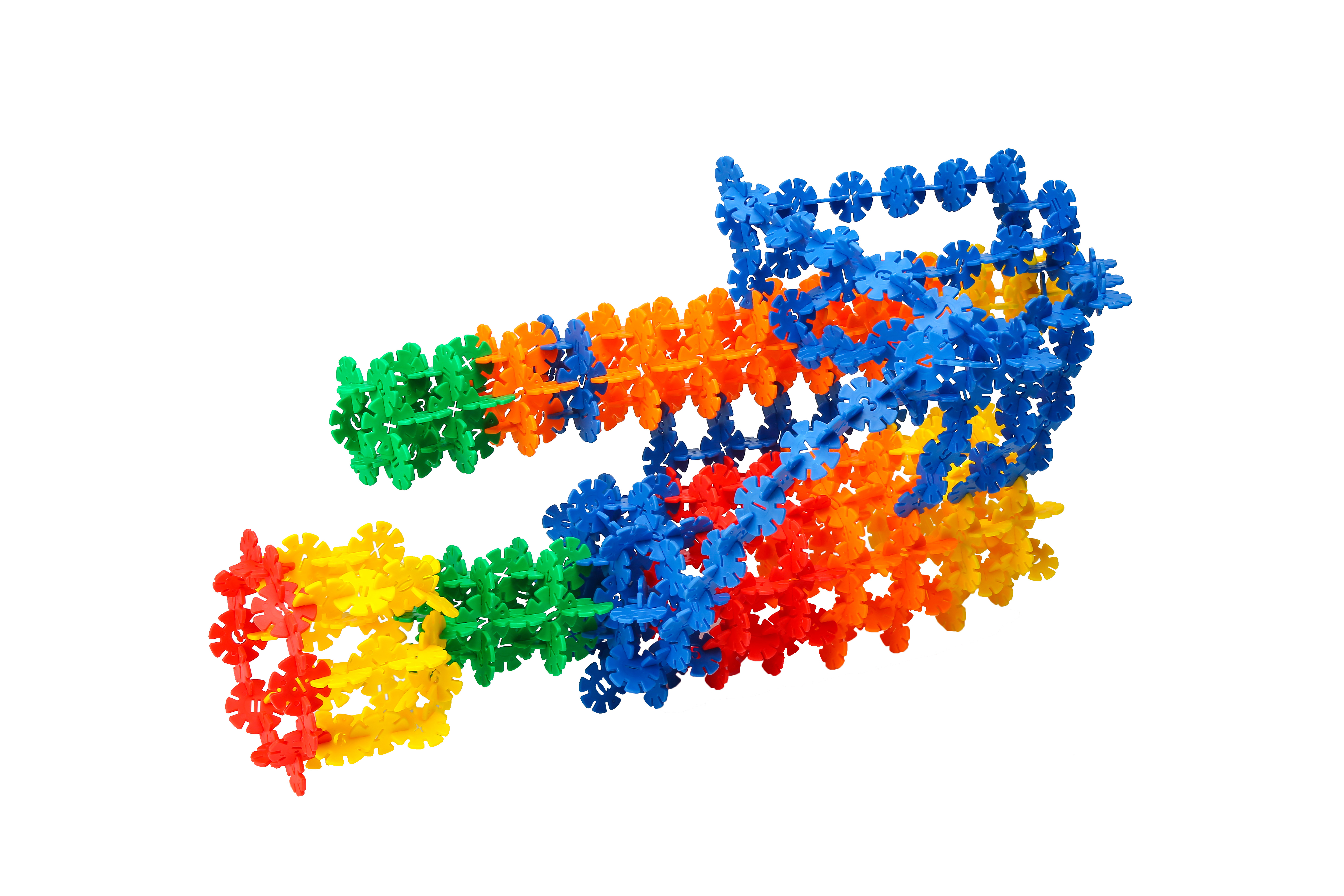 Digital snowflake puzzle building blocks DIY desktop toys building block development Intelligence toys building blocks Digital snowflake factory direct sales Hualong Toys details Picture