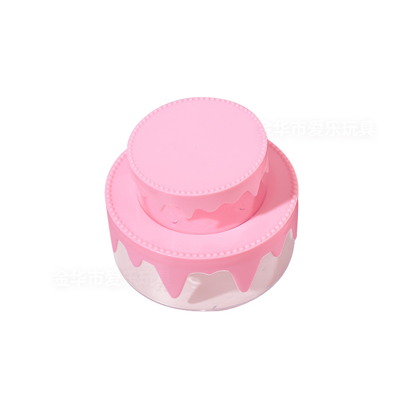 Handmade diy simulation food toy, cream glue double-layer cake box, storage box, material package, birthday gift for girls Item Picture