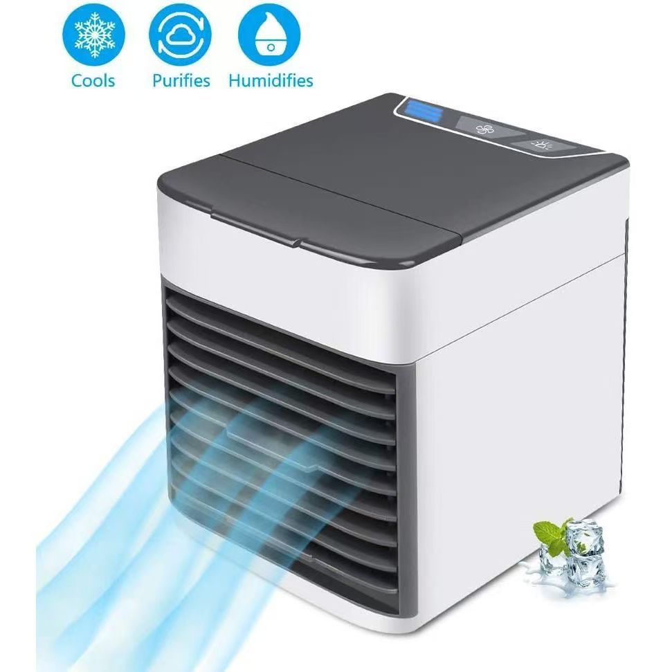 The second-generation new type of cold air blower, household cold air blower, USB mini small fan, office air cooler, portable air conditioner Specification image