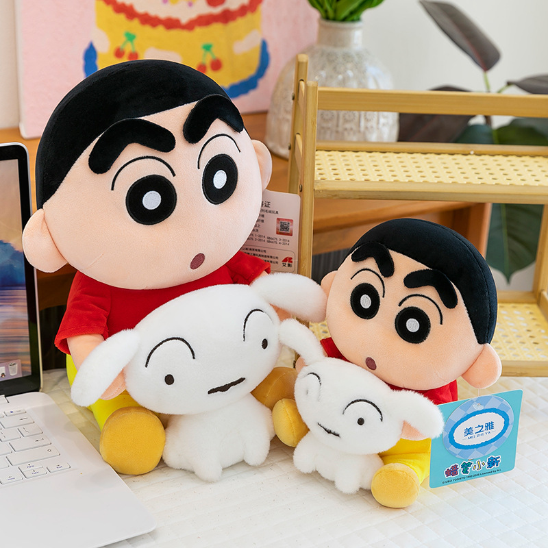Authentic cute cuddle little New plush toy, soft and adorable cartoon white dog doll, children's gift details Picture