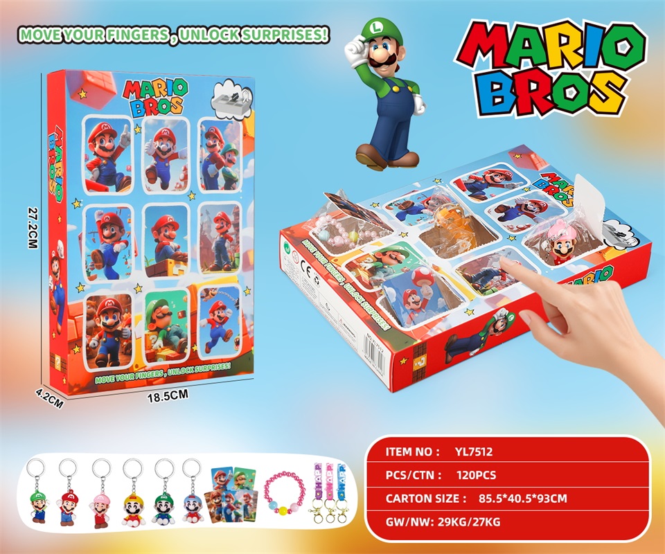 TK09718 Mario Keychain Toy Hole Fun Specification image