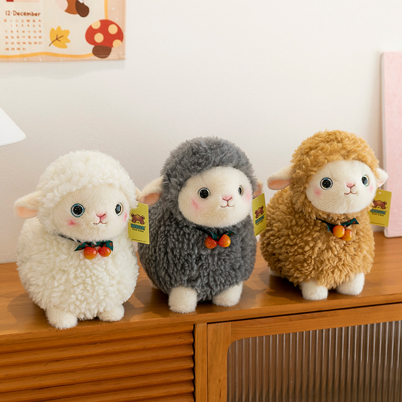 New cross-border cute and fluffy plush toy, soft and adorable little lamb doll, children's soothing toy, birthday gift Application Scenario