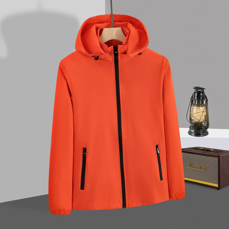 The YIMS-672 thin windbreaker and down jacket has a detachable cap pic 14