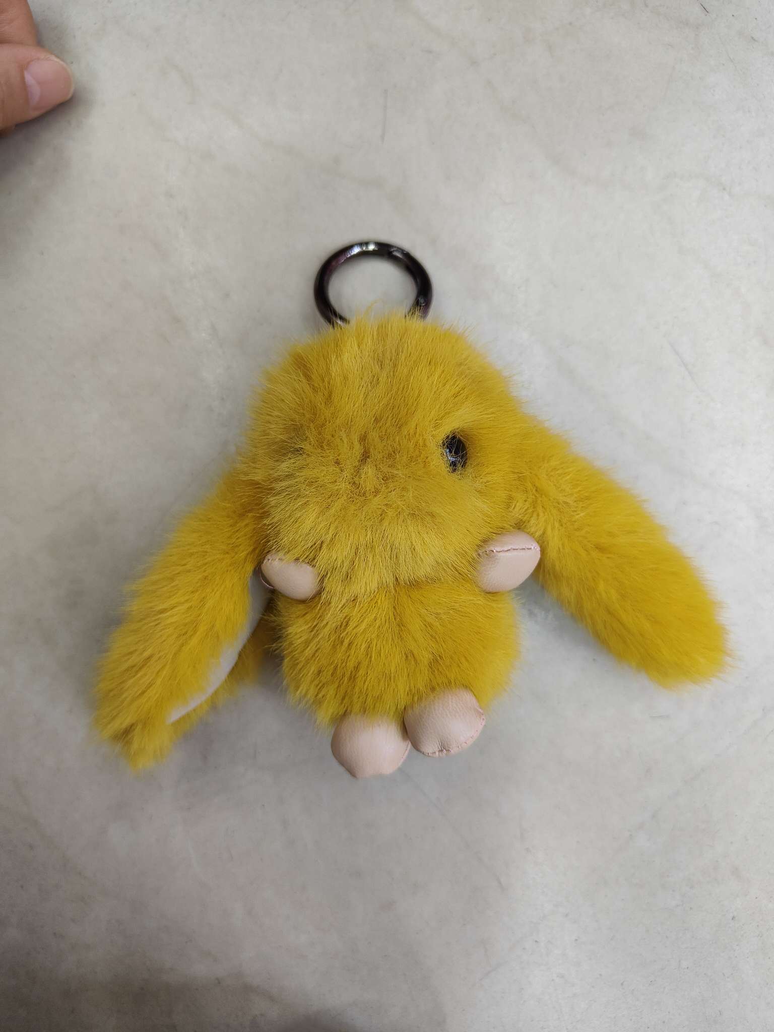 10公分仿貂毛长耳兔毛绒钥匙扣挂件玩具公仔赠品婚庆团建玩偶产品图