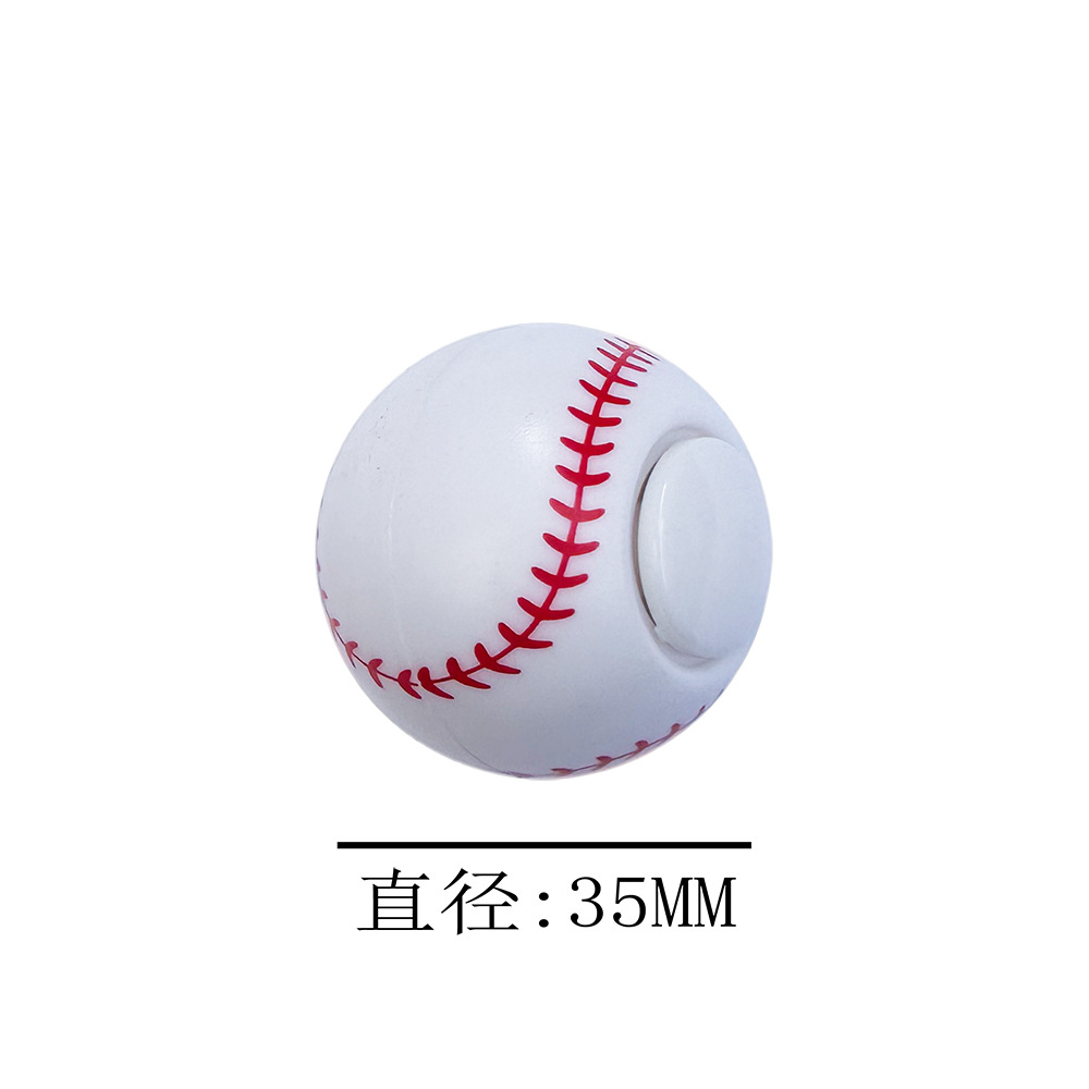 Amazon high-end ABS material football fidget spinner, rugby baseball, tennis ball, basketball ball spinning top toys Application Scenario