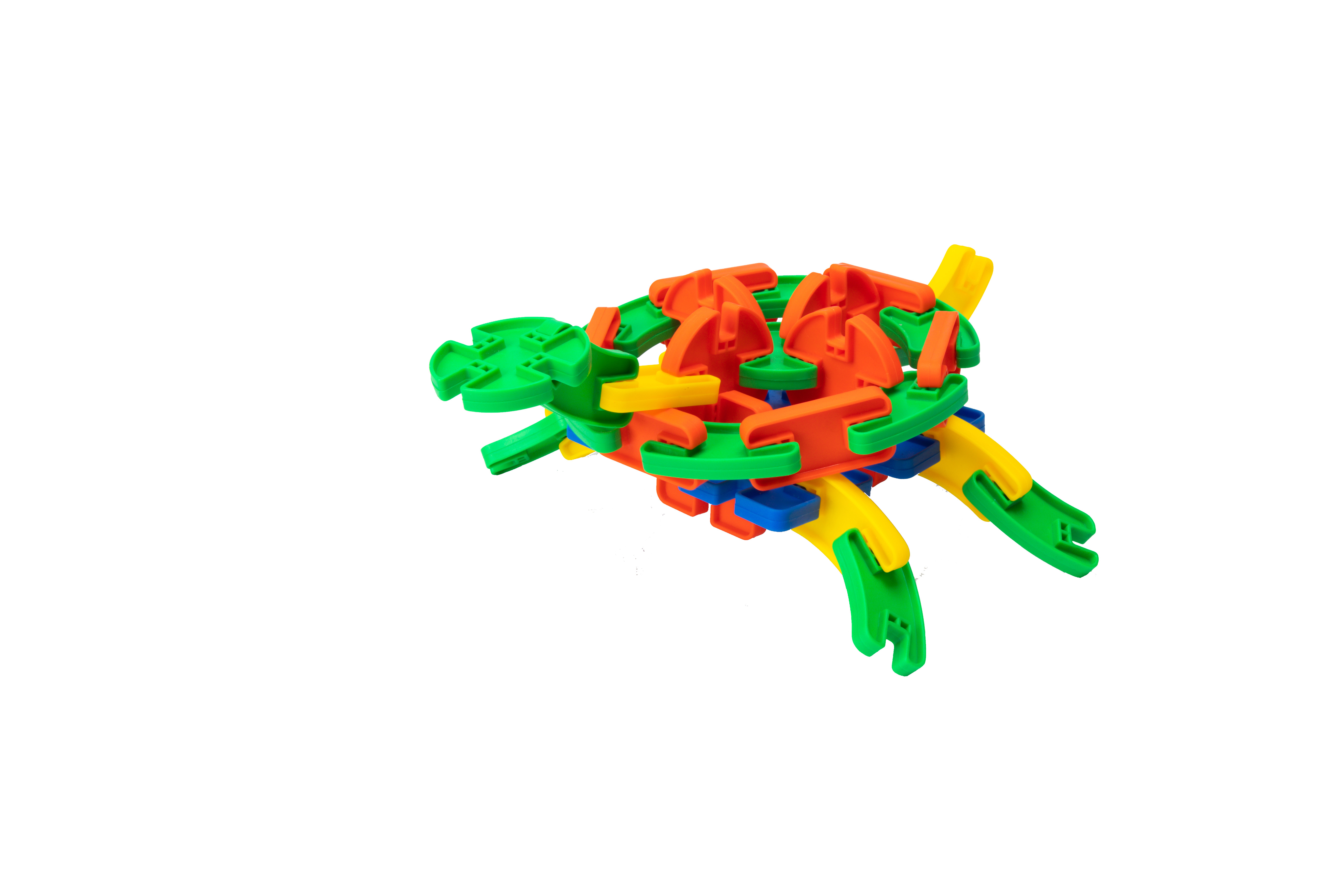 DIY eco-friendly Little Zhi Duole children's plastic building blocks, 5 pounds in bulk, large-sized snowflake flake pipe, kindergarten educational tabletop toys Application Scenario