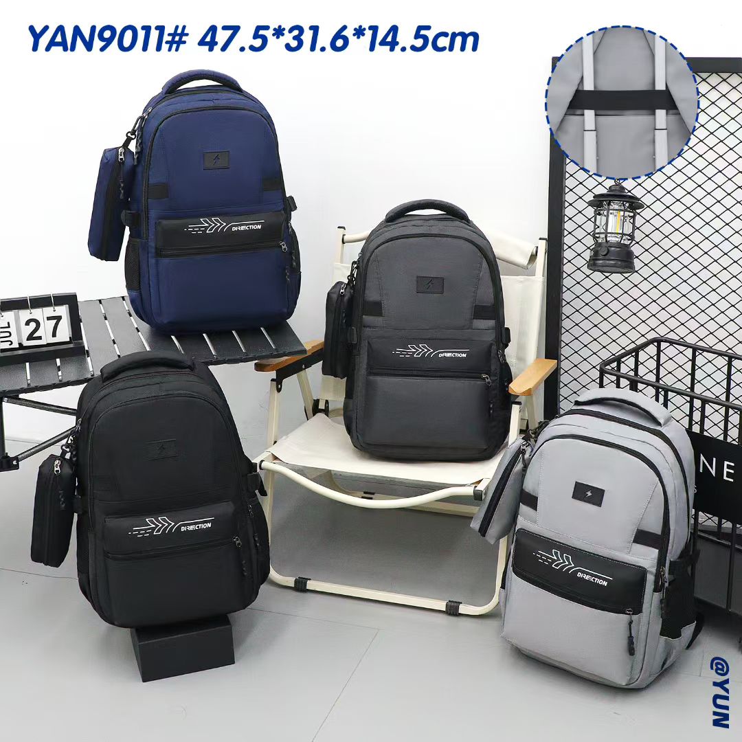 Fresh and light backpack, senior grade schoolbag, casual backpack, large-capacity student bag, waterproof lightweight computer bag backpack detail image 6