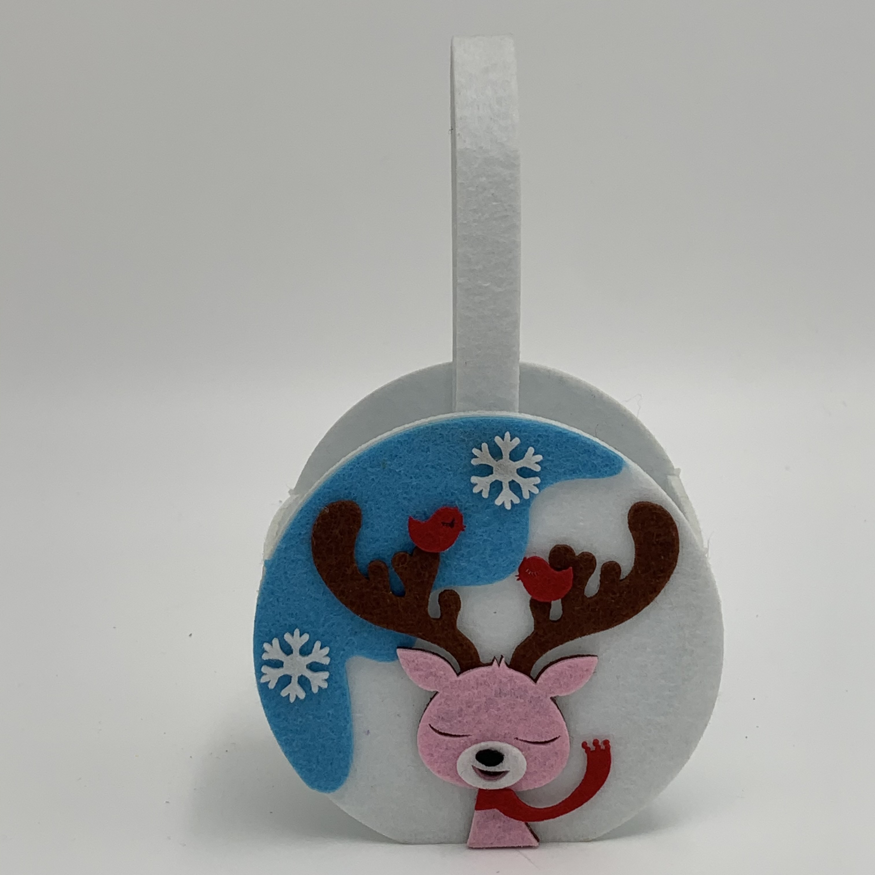 Felt fabric Christmas decoration bag, Christmas tree pendant, Christmas candy bag, Santa Claus, snowman, deer