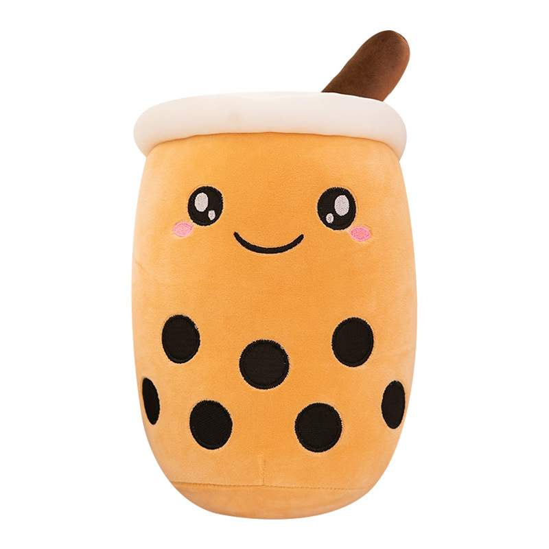 Cross-border simulated fruit milk tea cups, throw pillows, export plush toys, large bubble milk tea dolls, and stuffed toys as gifts Item Picture