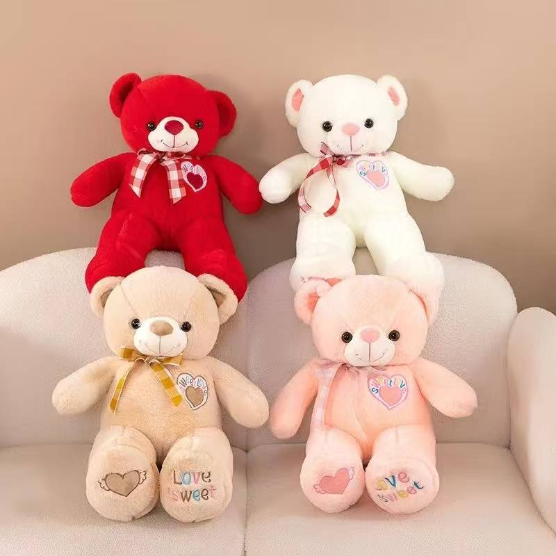 Plush teddy bear, plush big bear baby details Picture
