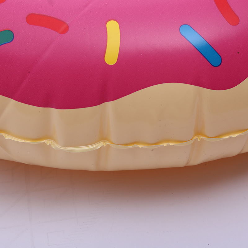 Creative adult cute cartoon donut swimming rings, pink coffee-colored sports swimming equipment, life buoys wholesale Application Scenario