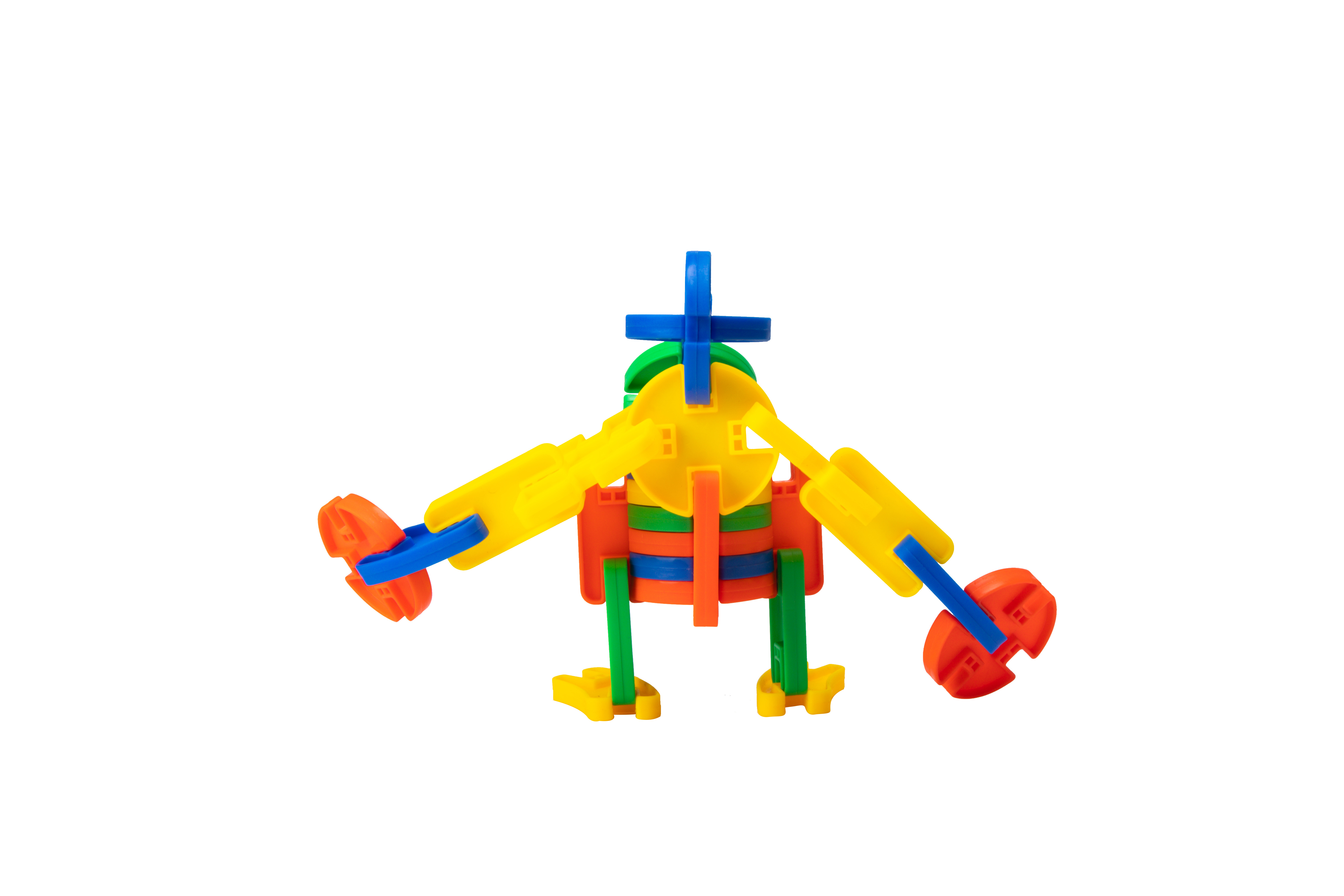 DIY eco-friendly Little Zhi Duole children's plastic building blocks, 5 pounds in bulk, large-sized snowflake flake pipe, kindergarten educational tabletop toys Specification image