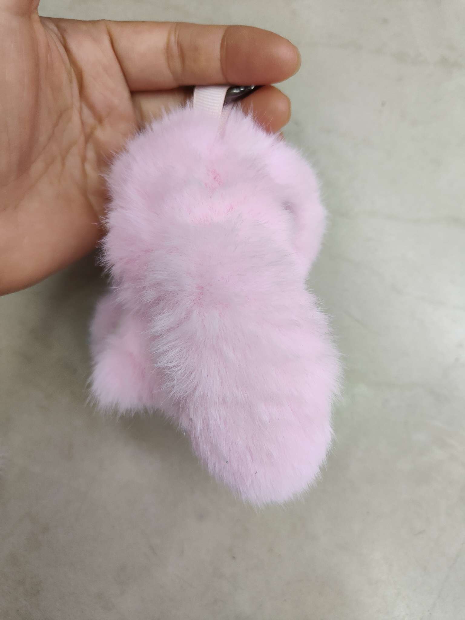 10公分仿貂毛长耳兔毛绒钥匙扣挂件玩具公仔赠品婚庆团建玩偶详情图7