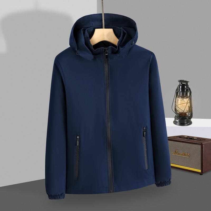 The YIMS-672 thin windbreaker and down jacket has a detachable cap pic 10