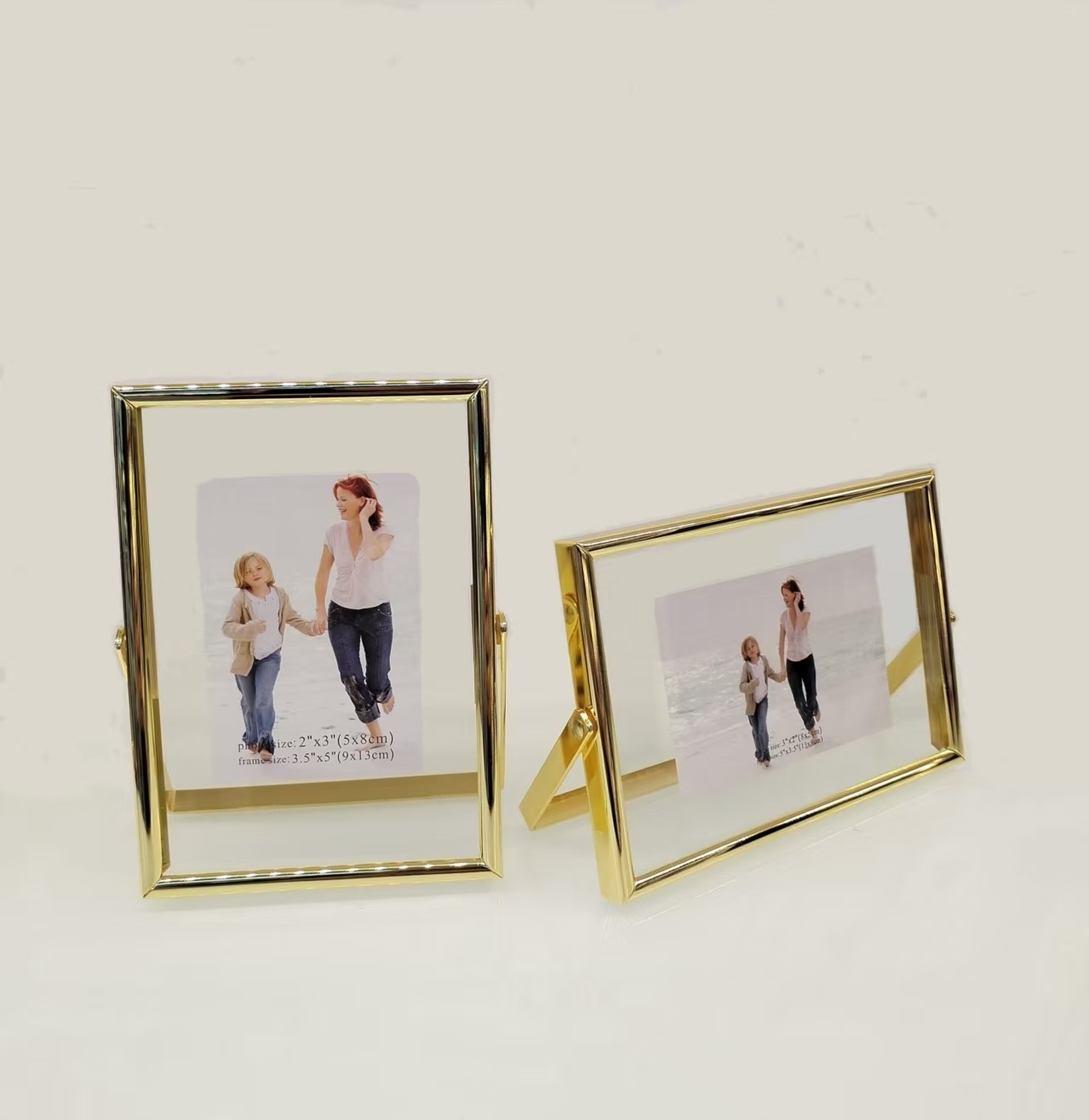创意照片摆台相框金属相框装饰摆设家居摆件简约时尚