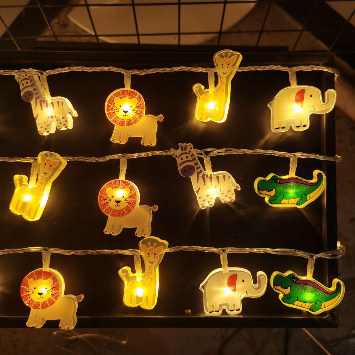 LED亚克力动物灯串酒吧室内生日儿童房间装饰氛围灯少女卧室布置批发详情图2