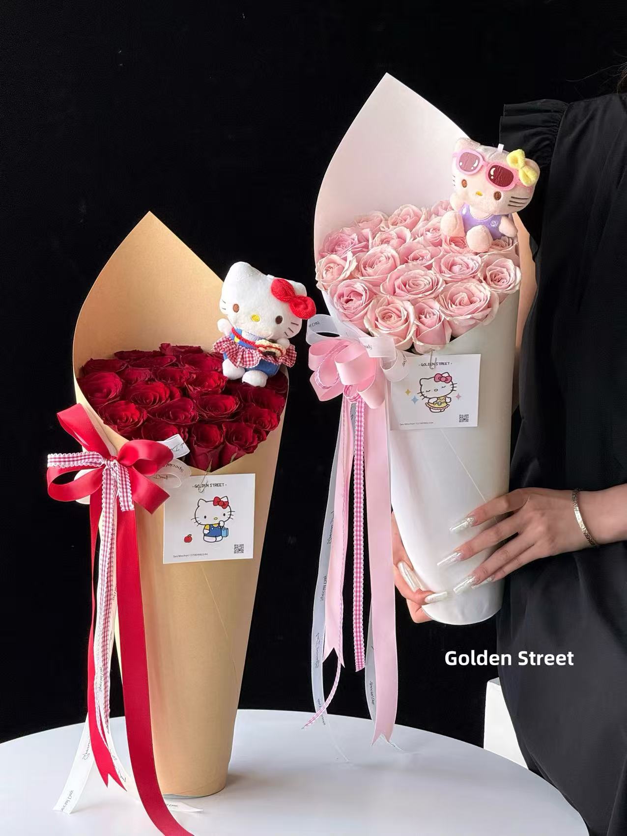 Ice cream wraps, flower vases, dried flowers, and supplies for flower shops Application Scenario