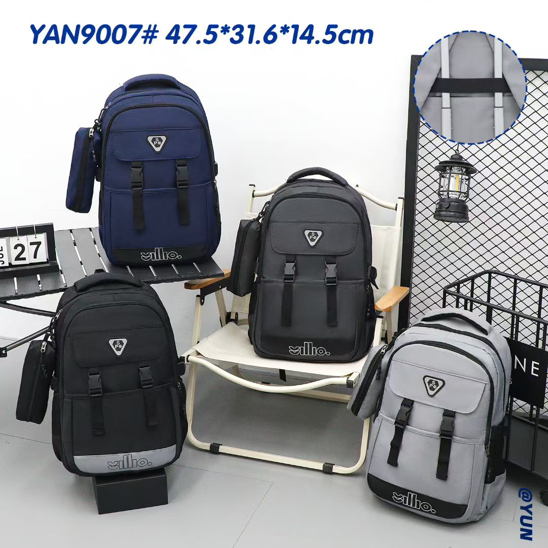 Fresh and light backpack, senior grade schoolbag, casual backpack, large-capacity student bag, waterproof lightweight computer bag backpack detail image 5