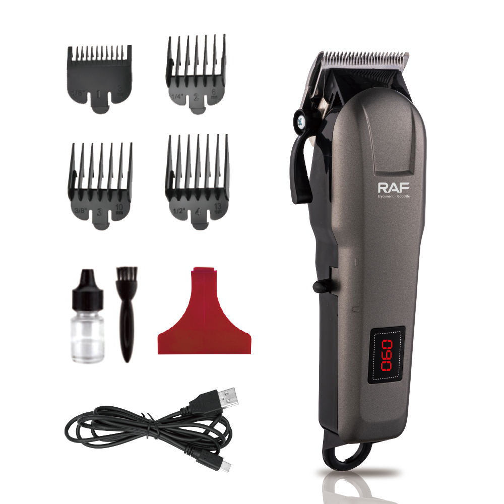 RAF Cross-border Professional hair clippers, razor blades, electric clippers, household electric clippers, electric men's hair clippers Application Scenario