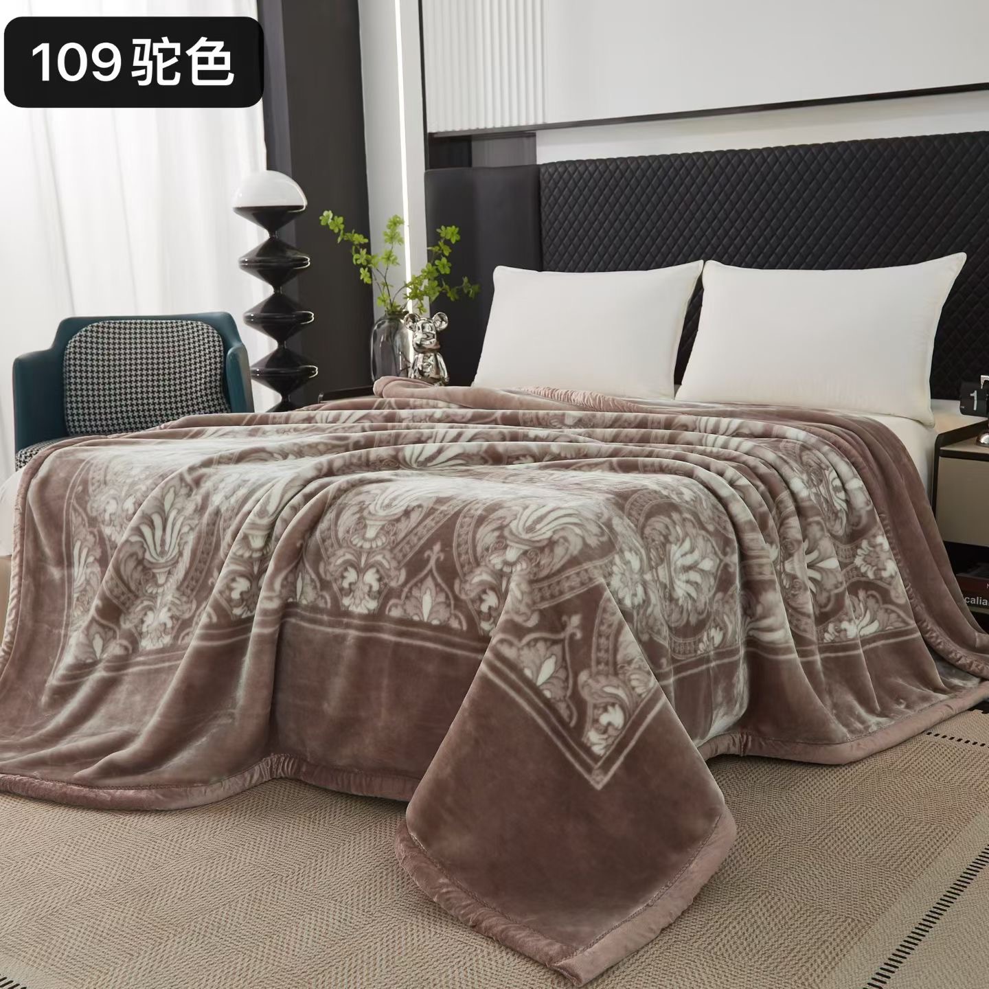 Angora blanket Coral fleece blanket thickened and warm, Razer Cloud blanket gift blanket group purchase wholesale pic 14