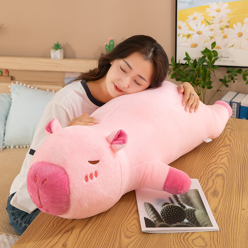 Kapiba long strip throw pillow for women, pregnant women, large cushion, capybara cushion, long strip side sleeping leg clamping pillow, cross-border Specification drawing
