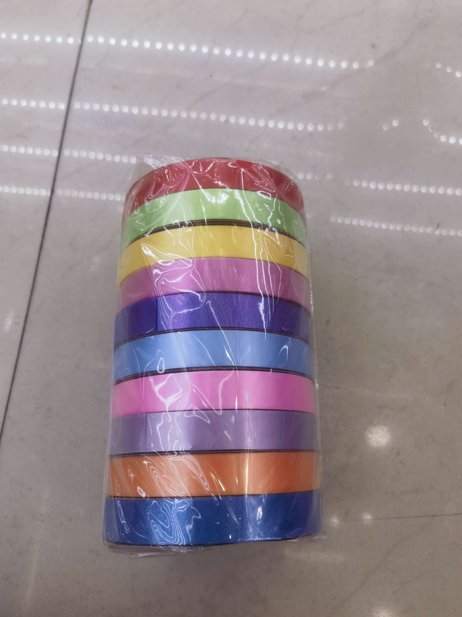 1.6*10 size gold-rimmed plain printed ribbons, stripes and ribbon decals Item Picture