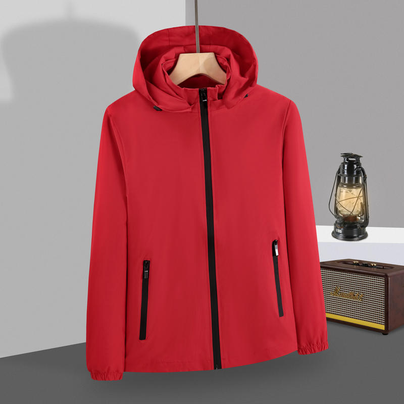 The YIMS-672 thin windbreaker and down jacket has a detachable cap pic 12
