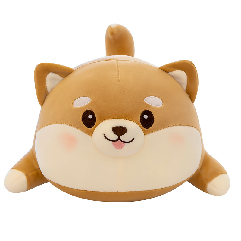 Cute Shiba Inu figurines, Corgi dog plush toys, doll dolls, sleeping cushions, super soft male and female characters on the bed Item Picture