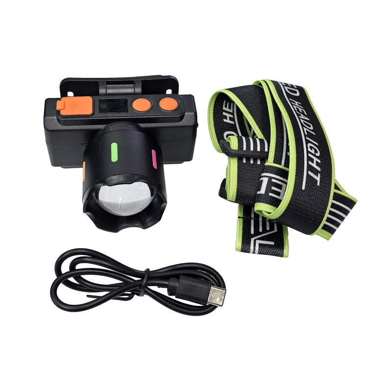 JY-902 Sensor headlamp, USB charging, smart hand wave sensor headlamp, cycling headlamp, outdoor camping headlamp, miner's lamp, repair headlamp, camping headlamp, fishing headlamp Item Picture