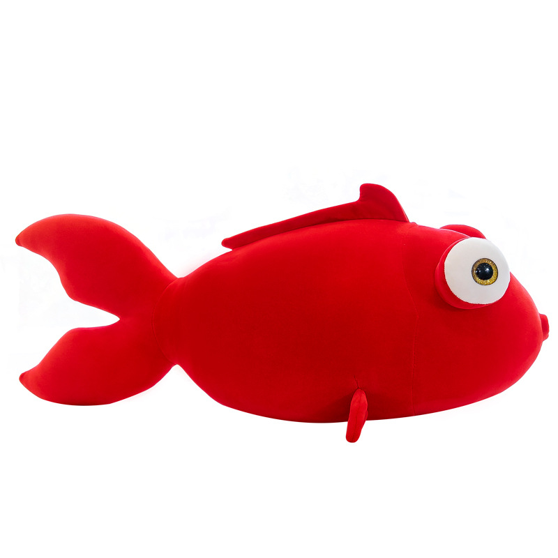 Genuine goldfish bubble, popular cute goldfish plush toys, children's figurines, throw pillows, dolls, wholesale at night market stalls Item Picture