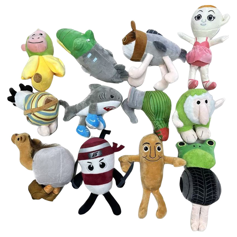 Plush toys, Shan Hai Jing plush funny dolls, plush cube creative dolls, cartoon peripheral pendants, plush doll pendants, keychains, cloth doll pendants, cute decorative gifts, claw machine factory direct sales Item Picture