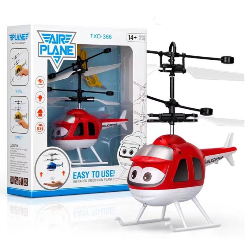 Induction aircraft gesture remote control luminous suspended seven-color crystal ball children's toy factory direct sales at night market Application Scenario