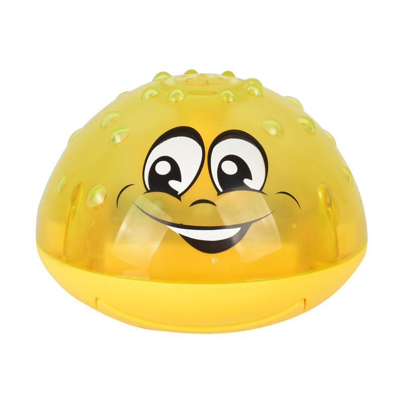 Children's dinosaur-sensing water spray ball, electric light for bathing, baby water sprinkling, charging whale, bathroom water play toys full figure