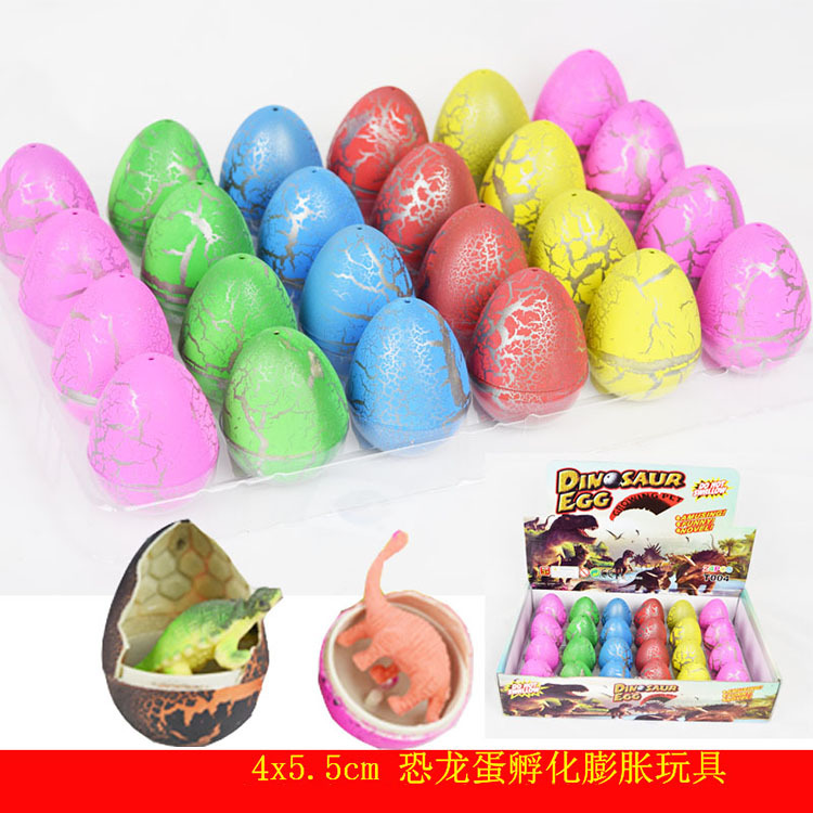 New children's toy dinosaur egg in stock for wholesale on Instagram cross-border toy crack expansion magic egg dinosaur model details Picture