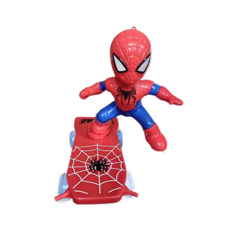 Spider-man skateboard electric toy, baby rolling scooter, children and boys wholesale Item Picture