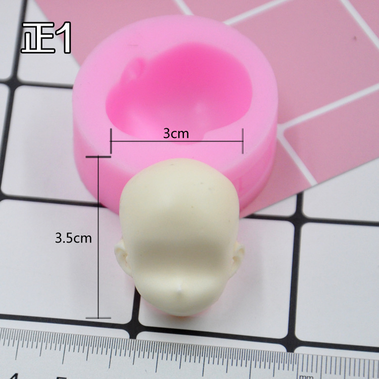 Clay DIY proportional face mold, face silicone mold, face molding mold, Q-version figurine face mold, clay face mold Application Scenario