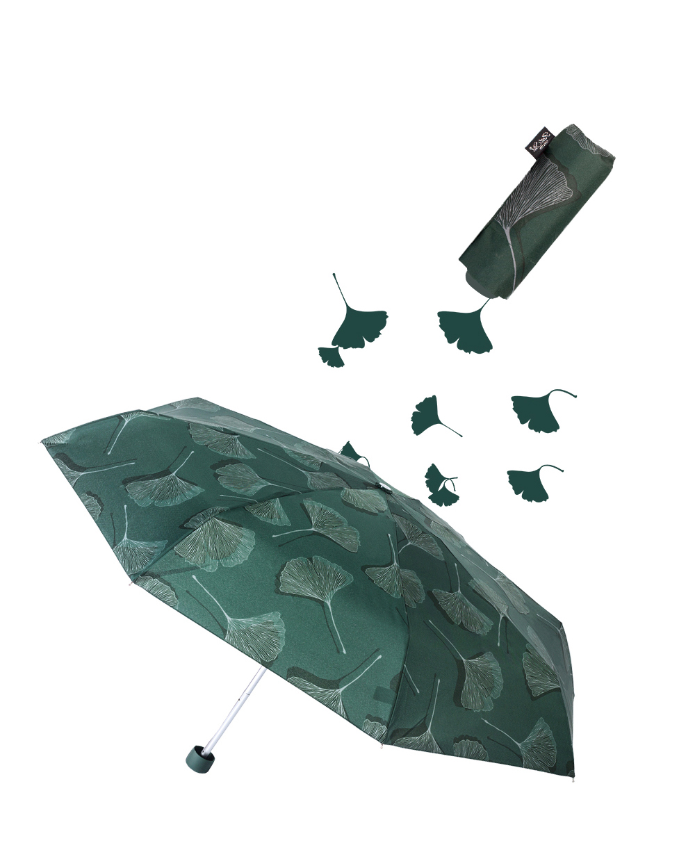 星宝伞5209五折口袋雨伞雨伞超轻全铝合金晴雨伞包包女士伞简约树叶图案雨伞详情15