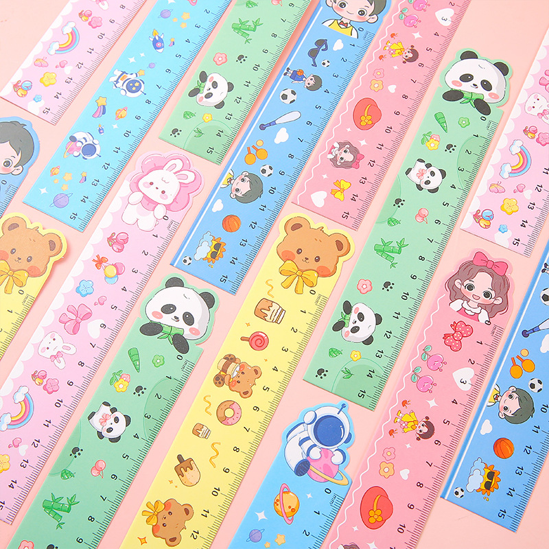 Cartoon animal paper rulers, bookmarks, graduation gifts, cultural and creative products, rulers, bookmarks, cards, small gifts wholesale details Picture